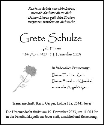 Grete Schulze 
