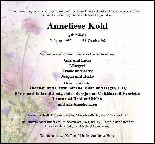 Anneliese Kohl