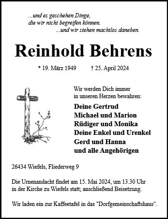 Reinhold Behrens