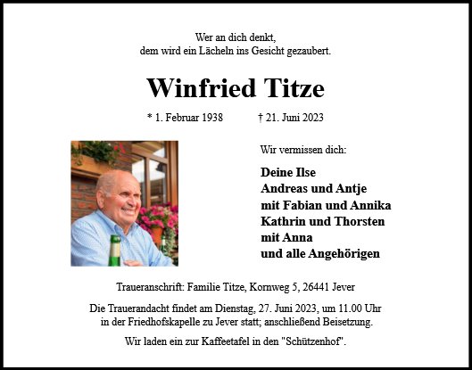Winfried Titze