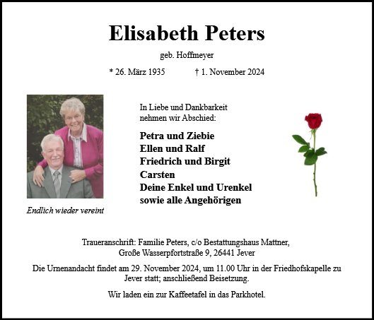 Elisabeth Peters