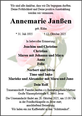 Annemarie Janßen