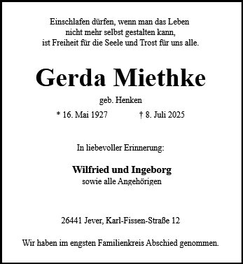 Gerda Miethke