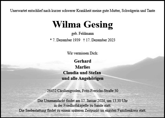 Wilma Gesing