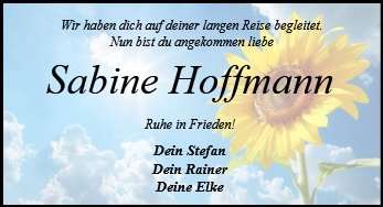 Sabine Hoffmann