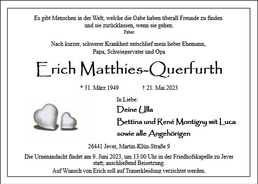 Erich Matthies-Querfurth