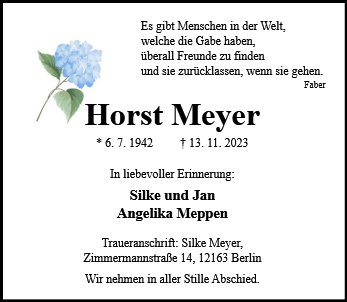 Horst Meyer