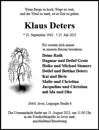 Klaus Deters
