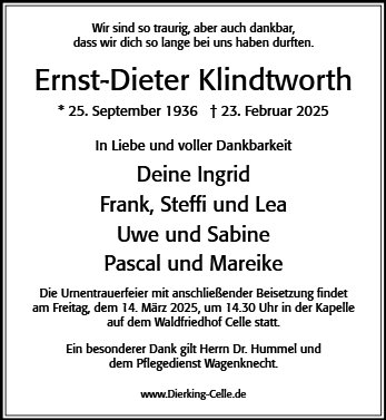 Ernst-Dieter Klindtworth