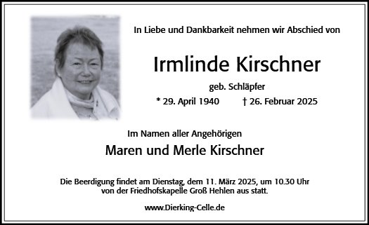 Irmlinde Kirschner