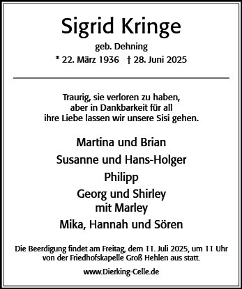 Sigrid Kringe