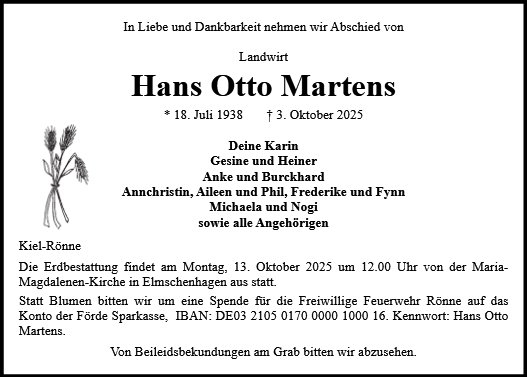 Hans Otto Martens