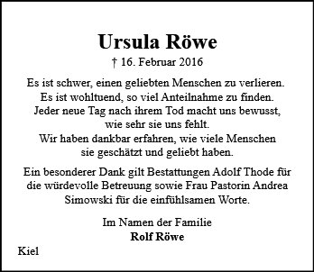 Ursula Röwe