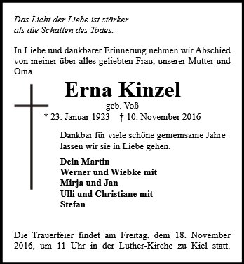 Erna Kinzel