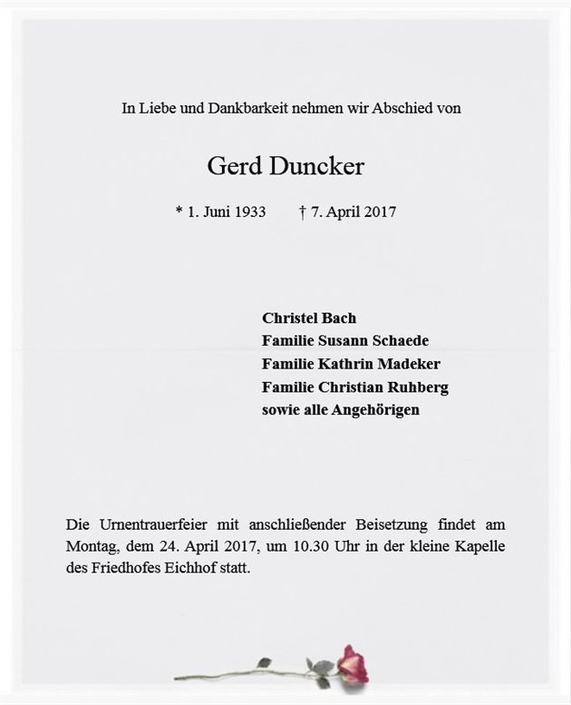 Gerd Duncker