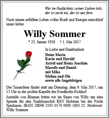 Willy Sommer