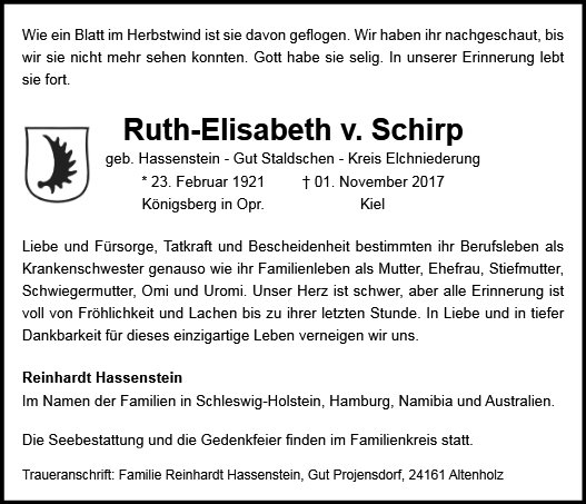 Ruth von Schirp