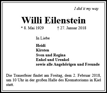 Willi Eilenstein