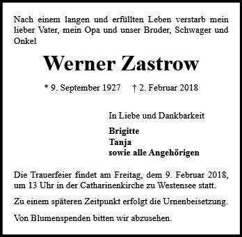 Werner Zastrow