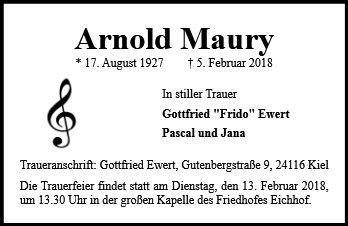Arnold Maury