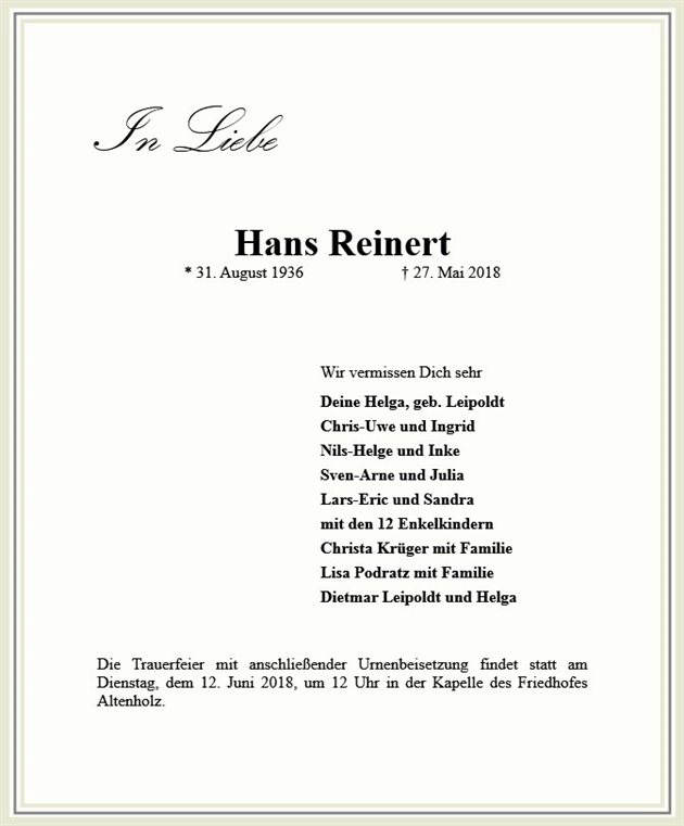 Hans Reinert
