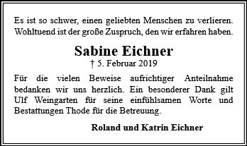 Sabine Eichner