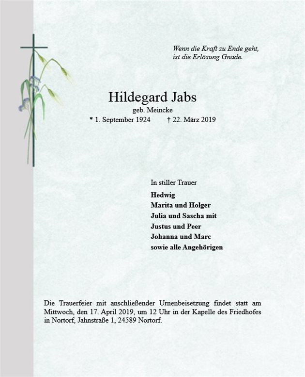 Hildegard Jabs