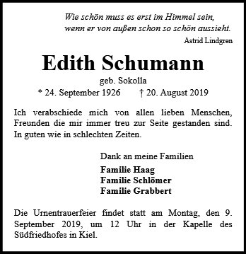Edith Schumann