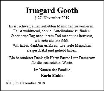 Irmgard Gooth