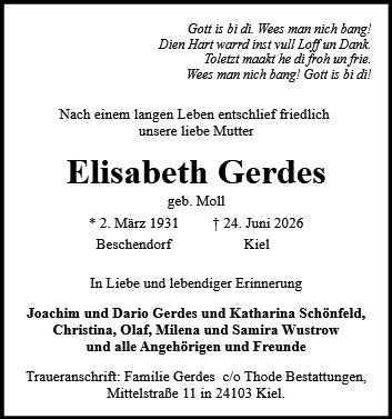 Elisabeth Gerdes