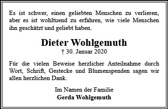 Dieter Wohlgemuth