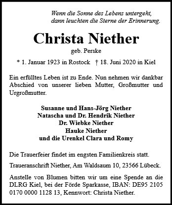 Christa Niether