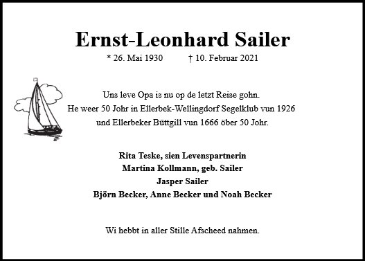 Ernst-Leonhard Sailer