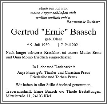 Gertrud Baasch