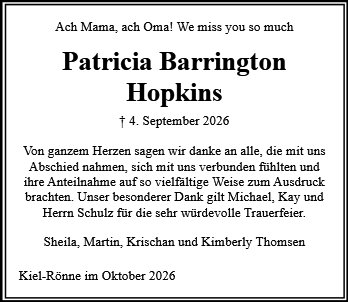 Patricia Hopkins