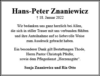 Hans-Peter Znaniewicz