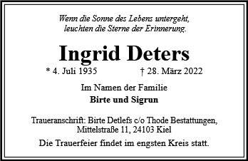 Ingrid Deters