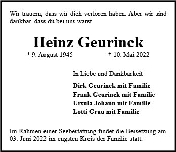 Heinz Geurinck
