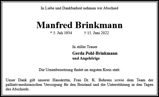 Manfred Brinkmann