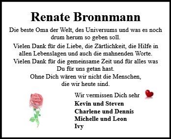 Renate Bronnmann