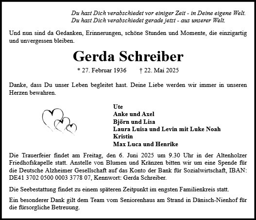 Gerda Schreiber