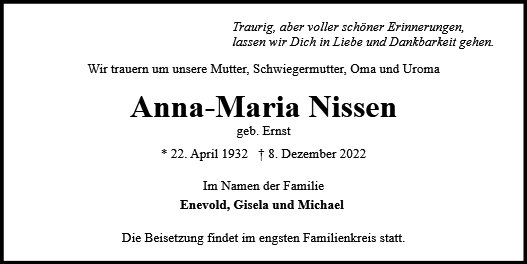 Anna Maria Nissen