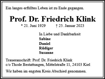 Friedrich Klink