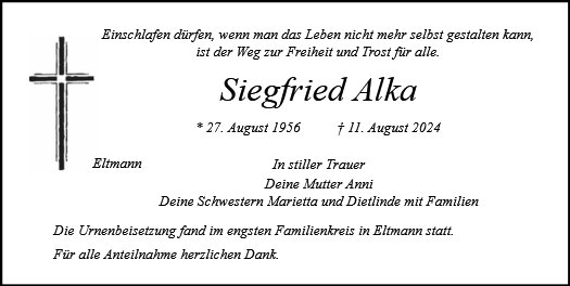 Siegfried Alka