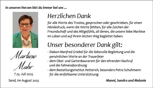 Marliese Mahr