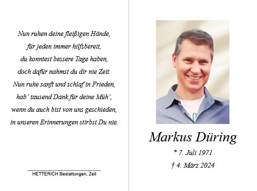 Markus Düring