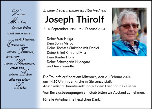 Joseph Thirolf