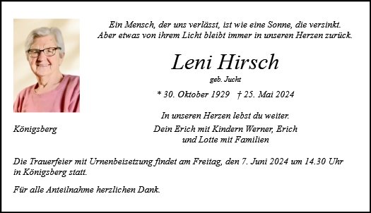 Leni Hirsch