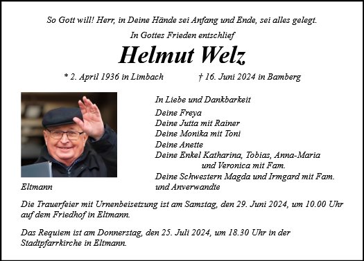 Helmut Welz