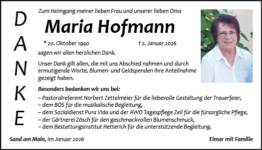 Maria Hofmann